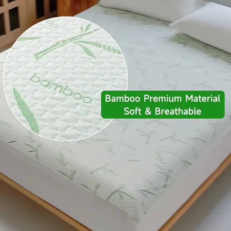 Glittzify ™ Waterproof Bamboo Mattress Cover