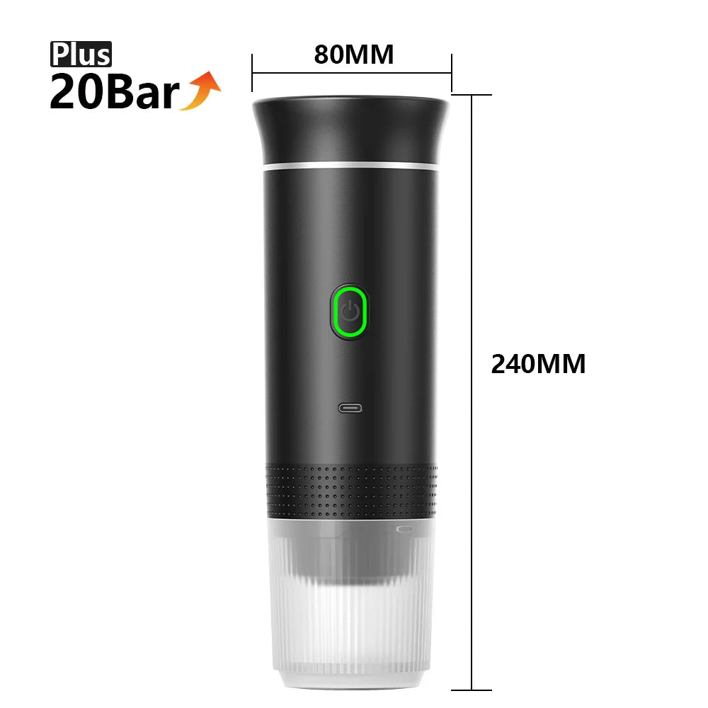 Glittzify ™ Wireless Electric Portable Espresso Coffee Machine