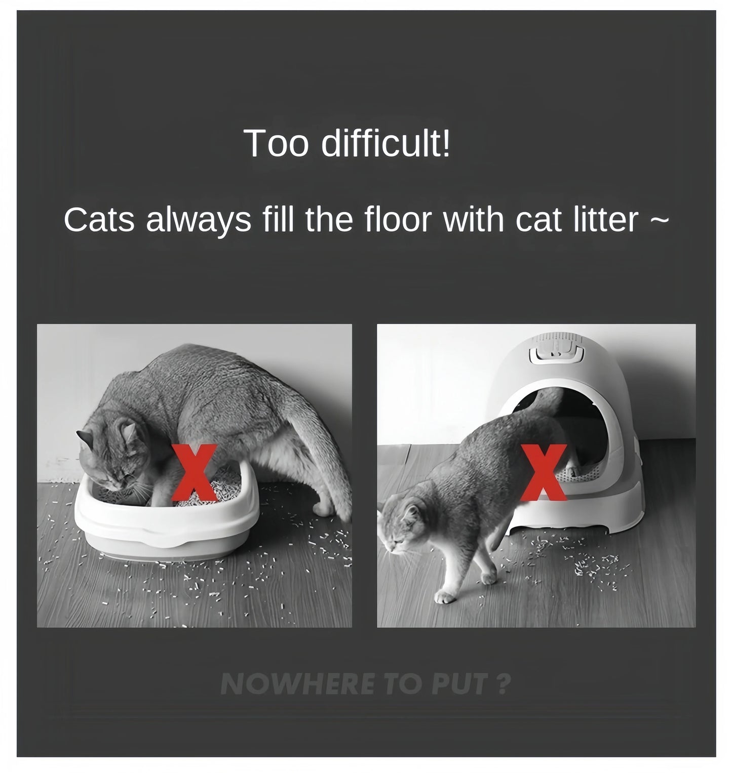 Glittzify ™ Cat Litter Mat Waterproof