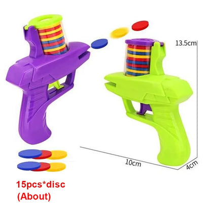 Glittzify ™ Kids Outdoor Game Foam Disc Gun