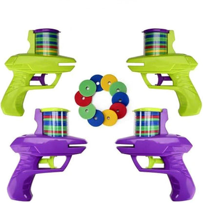 Glittzify ™ Kids Outdoor Game Foam Disc Gun