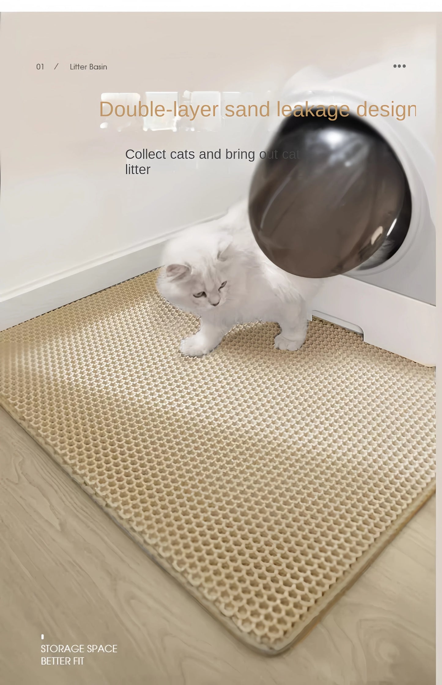 Glittzify ™ Cat Litter Mat Waterproof