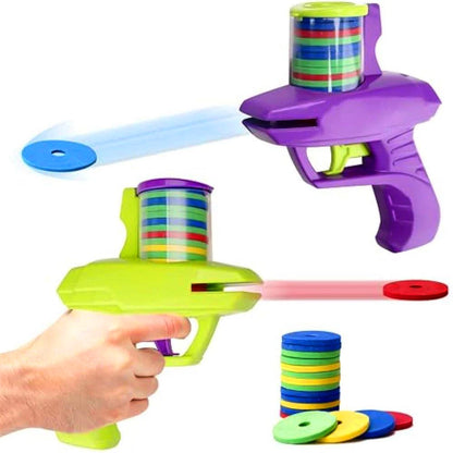 Glittzify ™ Kids Outdoor Game Foam Disc Gun