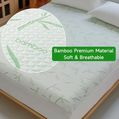 Glittzify ™ Waterproof Bamboo Mattress Cover