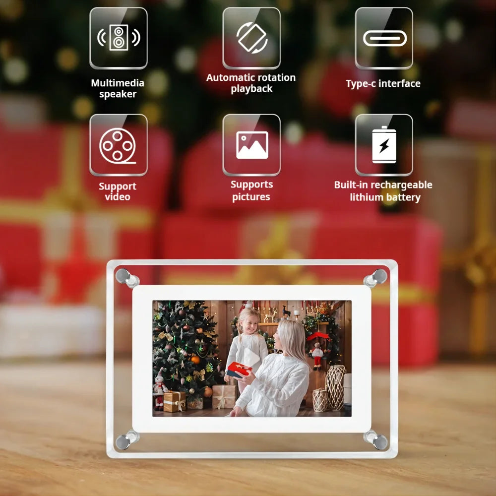 Glittzify ™ Acrylic Digital Photo Frame