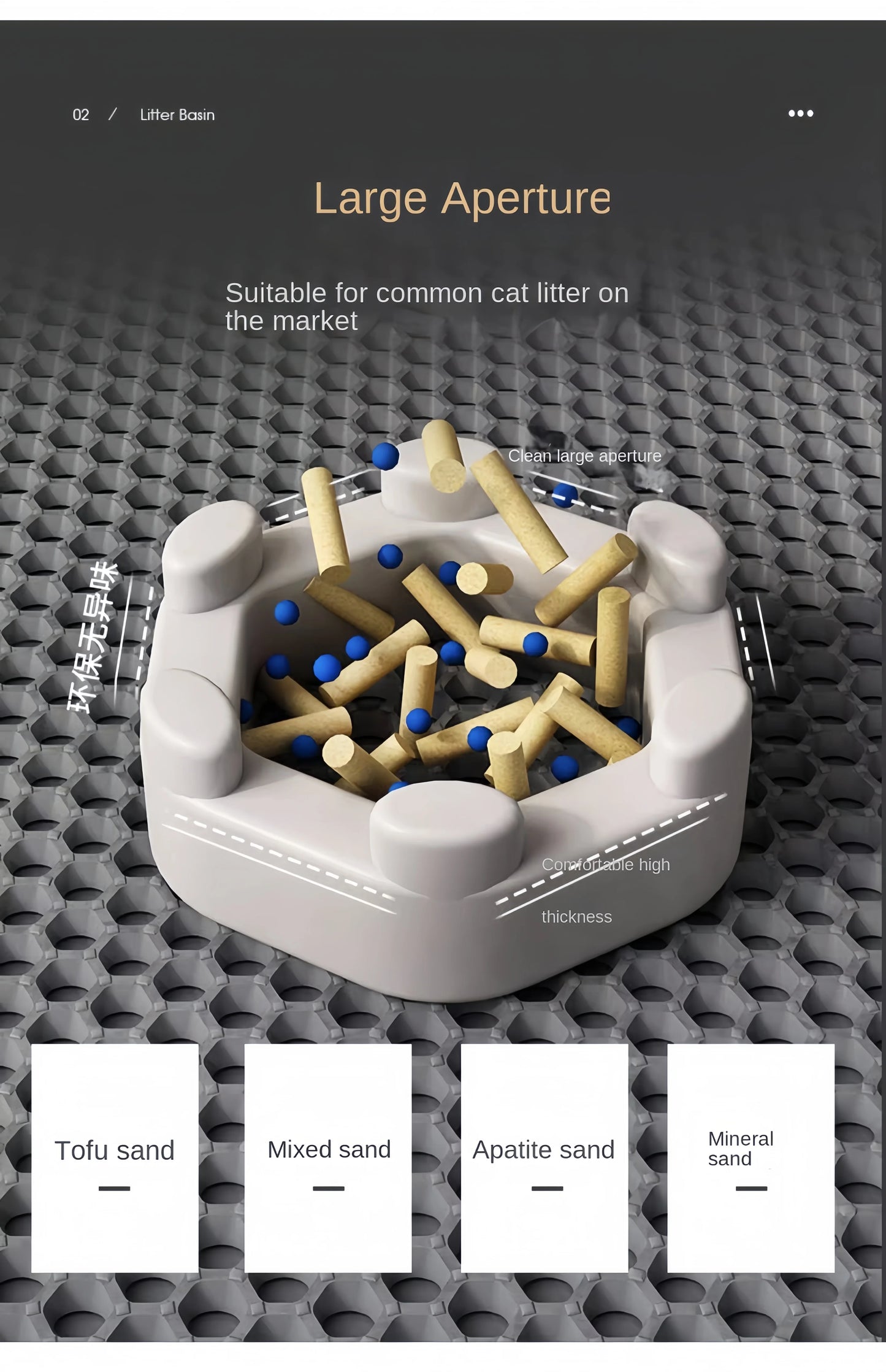 Glittzify ™ Cat Litter Mat Waterproof