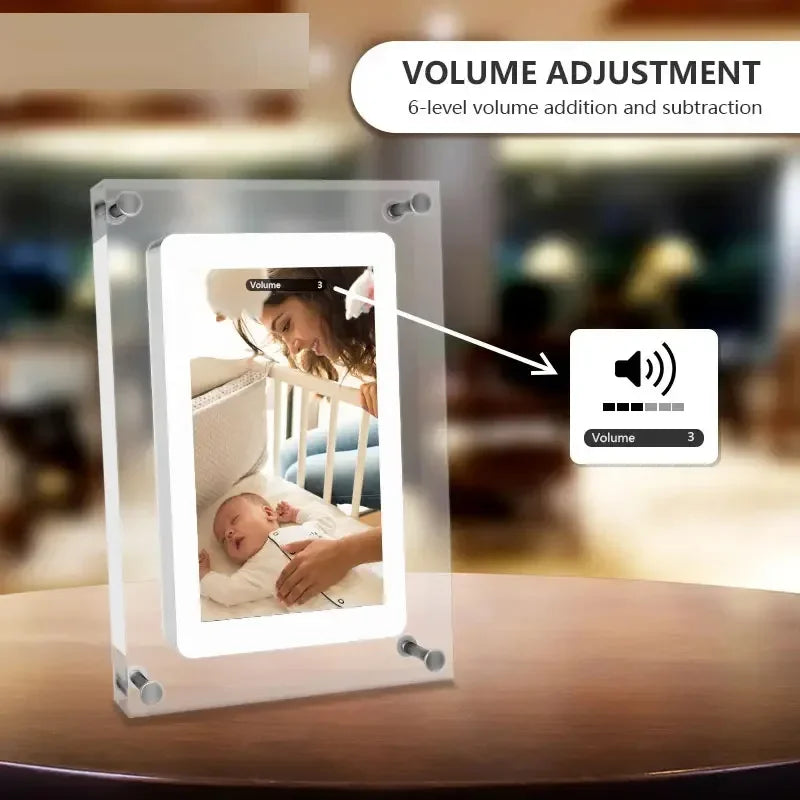 Glittzify ™ Acrylic Digital Photo Frame