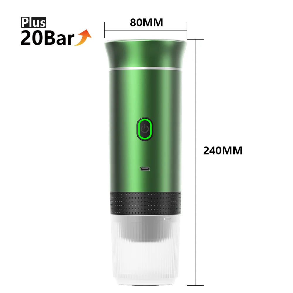 Glittzify ™ Wireless Electric Portable Espresso Coffee Machine